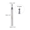 sourcing map Spotting Drill Bits 1.5mm Dia 4mm Shank 90