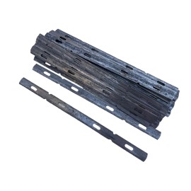 Sandbaggy X Flat Ties For Concrete Forms (0.82" x 14.4") - 11 Ga Steel - 8" Wall - 25