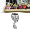 Skull Planter Spine Stand Set Innovative Exquisite Decorative Hand Painted