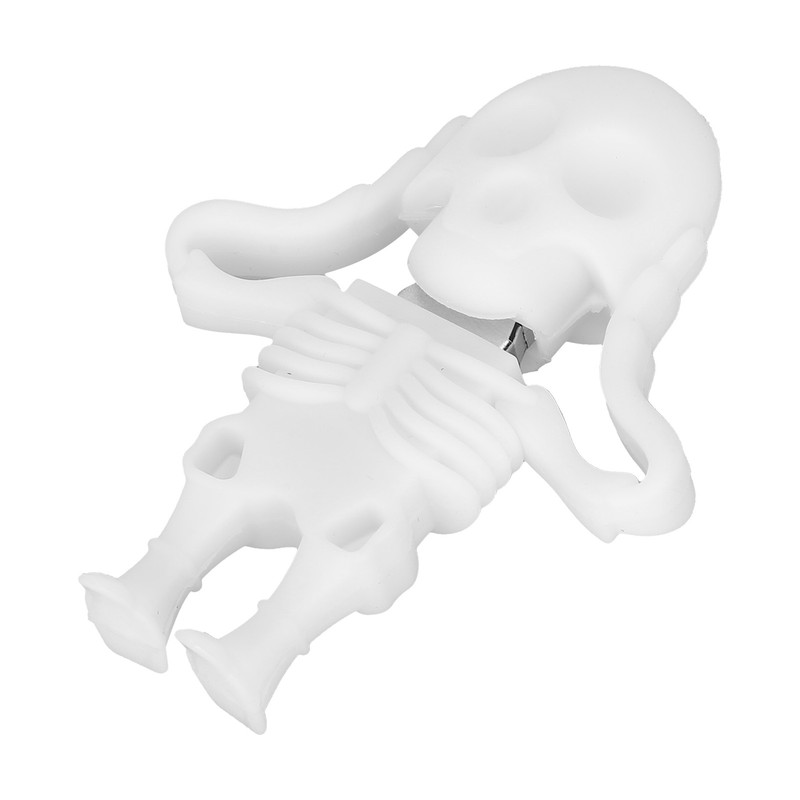 Cartoon U Disk White Skull Appearance High Speed Bulk Storage