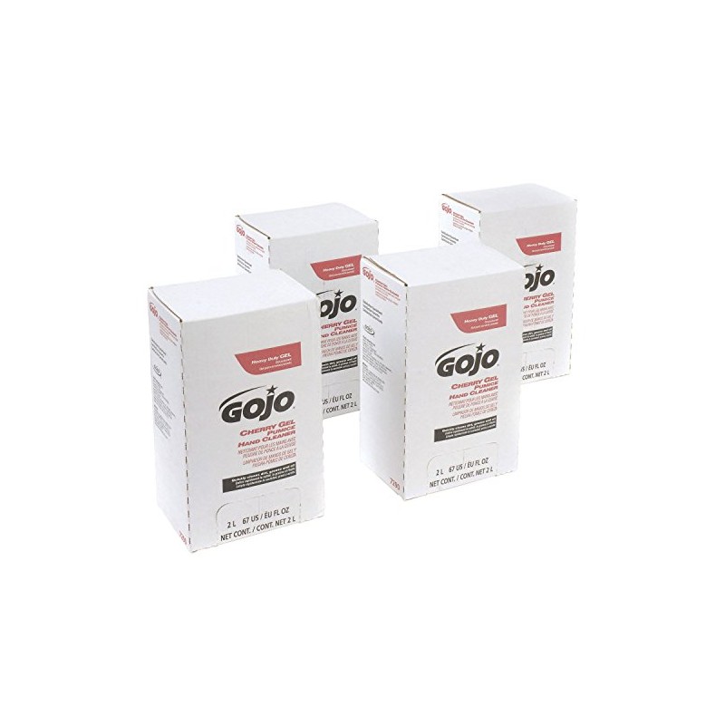 GOJO 7290-04, Cherry Gel 2000 mL Refill, 4 Refills/Case