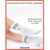 Occulto Women's & Men's Tennis Socks with Stripes Pack of