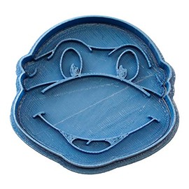 Cuticuter Turtle Ninja Cookie Cutter, Blue, 8 x 7 x 1.5 cm