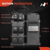 A-Premium Master Power Window Switch Compatible with Honda Odyssey 2014