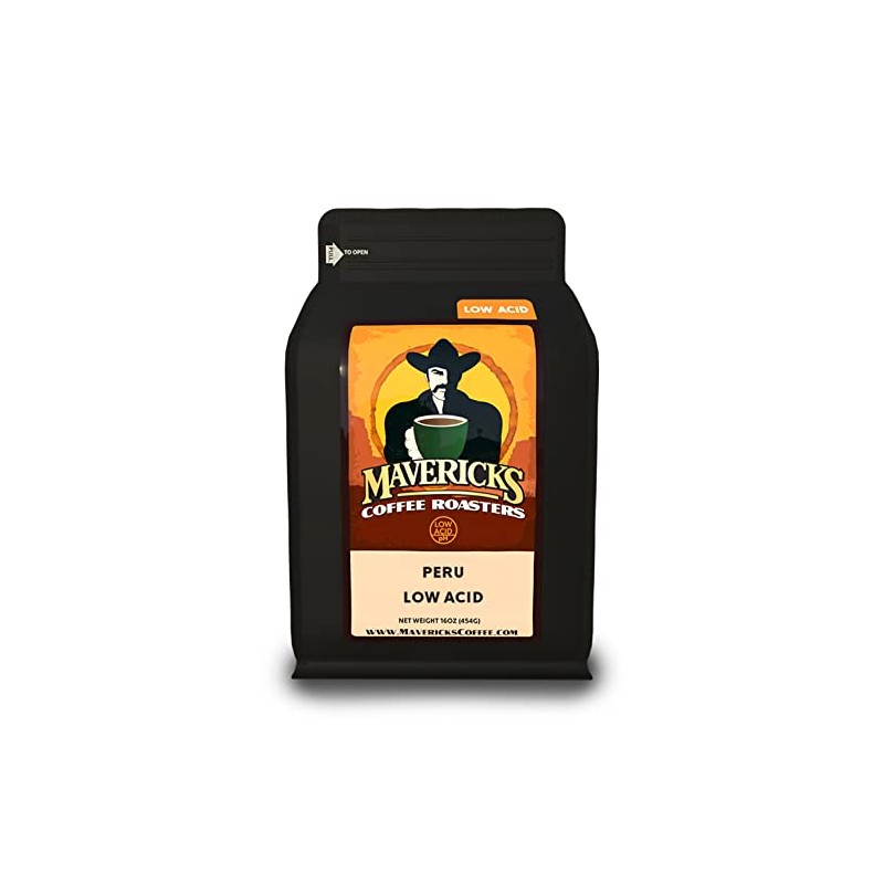 Mavericks Low Acid Coffee – Peru Organic - Coffee Ground