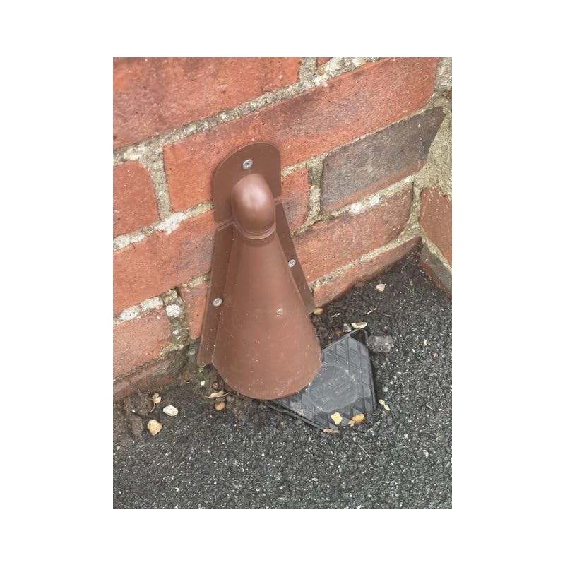 1STec Brown Virgin Media Plastic Triangular Dolly External Wall to