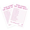 OXEDP Who Knows The Bride Best Game, Bridal Shower Questionnaire