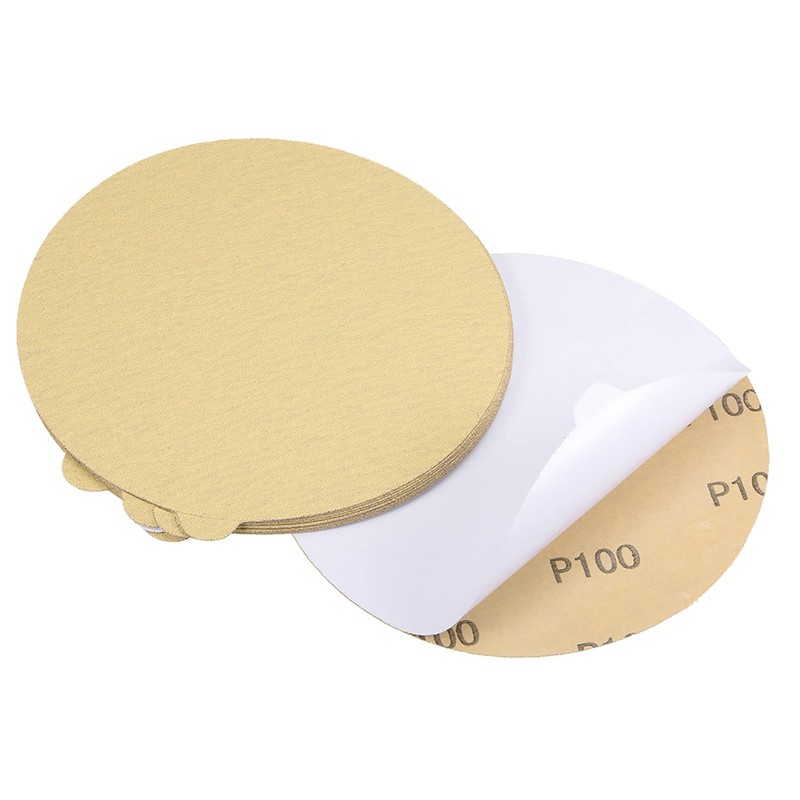 TINVHY 100-Pack Sanding Discs Set, 6-Inch PSA Self Stick Sandpaper