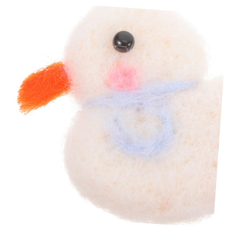 SUPVOX 4pcs Handmade Felt Goose Decorations Cute Needle Felted Animal