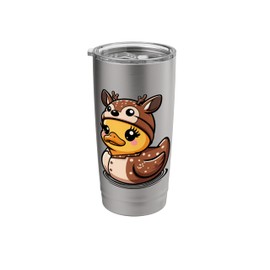 Deer Rubber Duck Fawn Stainless Steel Insulated Tumbler