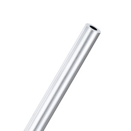 M METERXITY 1 Pack 250mm 6063 Aluminum Round Tube 5mm ID 10mm OD Seamless Aluminum Tube for Construction, Processing, DIY Craft Metal Straight Tubing [0.2x0.39x9.8IN]