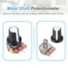 sourcing map 5Pcs WH-148 Potentiometer 3Pins B5K Ohm Linear Taper