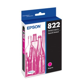 EPSON 822 DURABrite Ultra Ink Standard Capacity Magenta Cartridge (T822320-S) Works with WorkForce Pro WF-3820, WF-3823, WF-4820, WF-4830, WF-4833, WF-4834