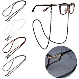 HODASHI 1 Pc Eyeglass Strap Chains, Glasses Holder Around Neck Chains Straps, Sunglasses and Eyewear Accessories (White)