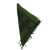 Scarf Head Wrap Breathable Kerchief Comfortable Shawl Green with Tassels