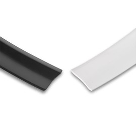 ToughGrade 1" RV Vinyl Trim Insert | Heavy Duty Vinyl Trim for RV, Camper, Travel Trailer | Black and White Options (White, 75 Foot)