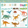 ojustbeok 60pcs Dinosaur Bulletin Board Classroom Decorations Summer Animal Let