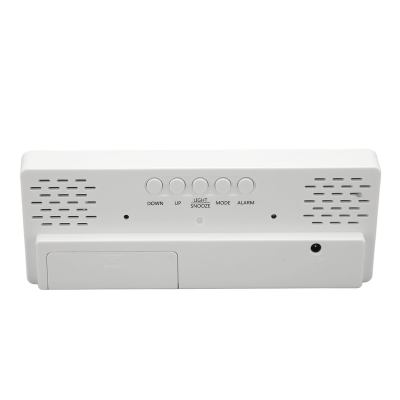 Digital Alarm Clock 3 Levels Brightness Orange Number Desktop LED