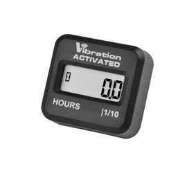 Runleader Digital Mini Vibration Activated Hour Meter, Signal Wireless Detect,Maintenance Reminder- Used on Gas/Diesel Engine,Works on Air Compressor Lawn Tractor Generator Snowmobile