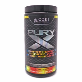 Core Nutritionals Core Fury X Preworkout   (STAR CANDY) **MILD CLUMP** - Star Candy