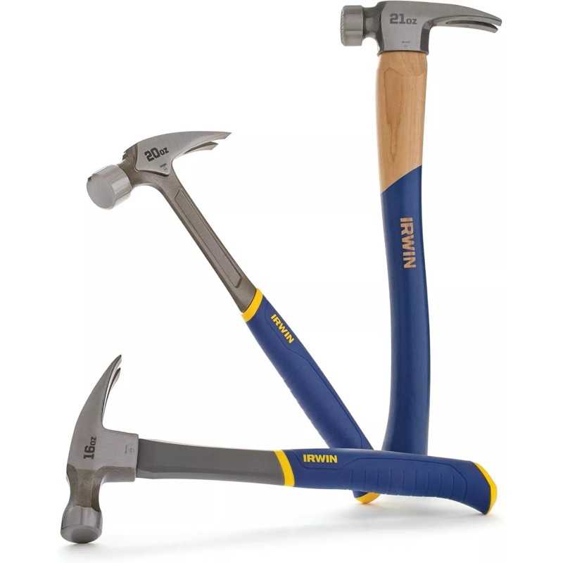 IRWIN 20 Oz Claw Hammer With Forged Steel Head Pro