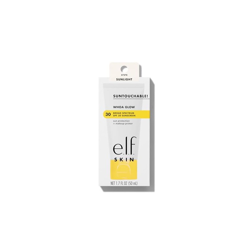 E.L.F. Skin Suntouchable Whoa Glow Spf 30, Protector Solar Y