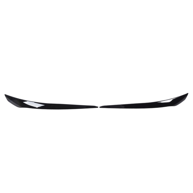 2 Pcs Headlight Eyebrow Headlamp Eyelid Cover Trim Frame Decal