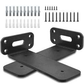 Xpieoyrm Shelf Brackets, Shelf Brackets, 15 cm, Shelf Brackets, Heavy Duty Shelf Brackets, Angle Shelf, L-Shape Right Angle Corner Bracket with Screw and Anchors for Study Room, Living Room, Pack of 2