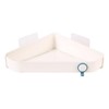 Bathroom Kitchen Multipurpose Corner Shelf Attached organizer pink