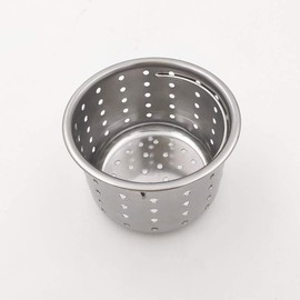 GZILA Kitchen Sink Drain Basket Only, 3-inch Basket for Kitchen Sink Strainer Replacement, Deep Cup Strainers with Handle, SUS 304 Stainless Steel