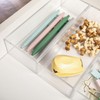 Martha Stewart Brody Desktop Storage Organizer, Stack and Slide Plastic