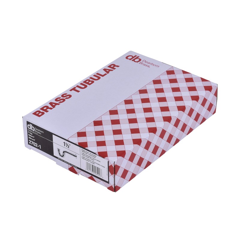 Dearborn Brass 2702-1 P-Trap, Zinc