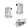 GTINTHEBOX 2PCS Clear Lens Tailgate Reverse Backup Lights Lamps Housing