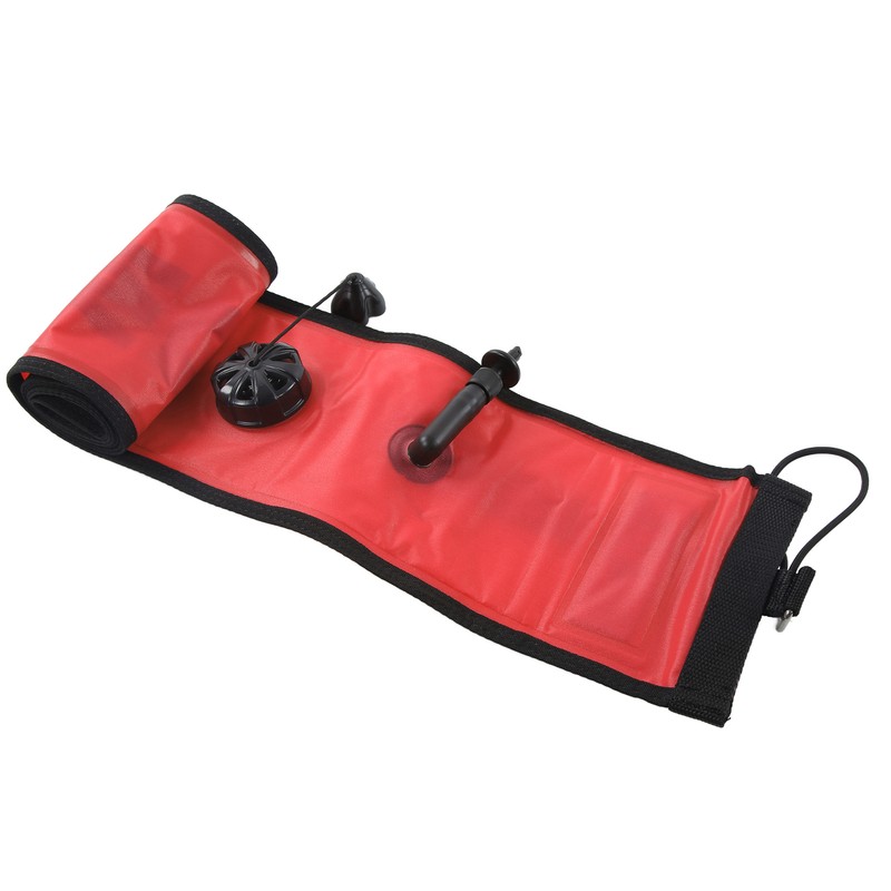 150x15cm Scuba Diving Surface Marker Buoy High Visibility Inflatable Surface