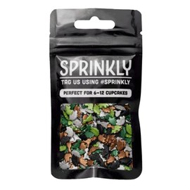 SPRINKLY - Sprinkle Shapes - Dinosaurs (Camouflage Colours) - 25g