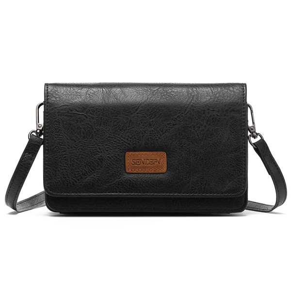 SENDEFN Small Crossbody Bags for Women Leather Phone Bag, Fashion