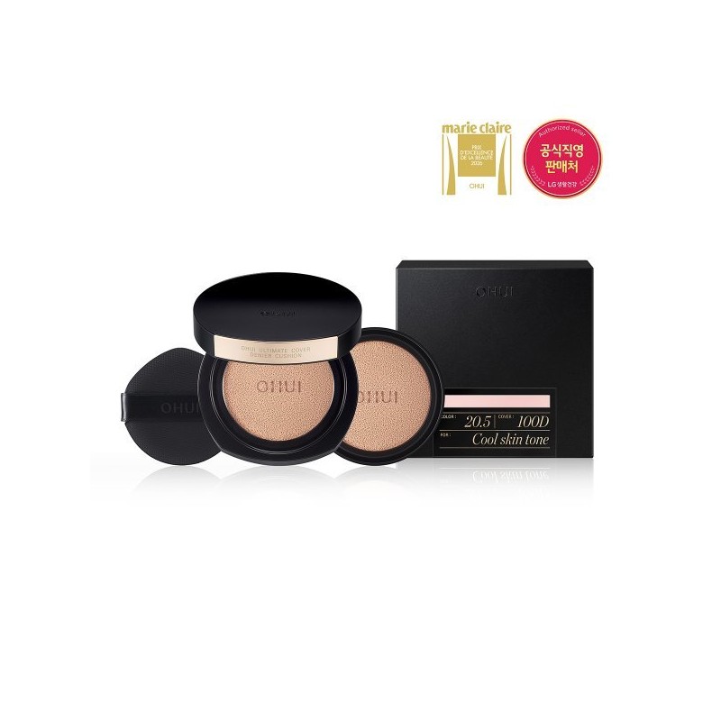 OHUI 얼티밋 커버 데니어 쿠션 기획세트 Ultimate Cover Denier Cushion