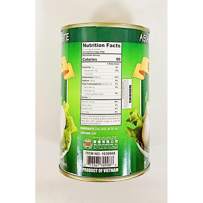 Quail Eggs, Canned, 15oz, 2 Cans