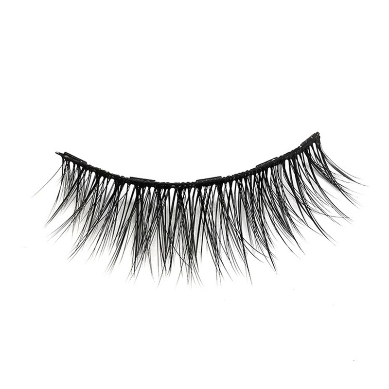 20pcs Magnetic 3D False Eyelashes Reusable Fluffy Magnetic Artficial Lashes