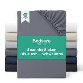 BEDSURE Fitted Sheet with Moisture Control 18-4006TCX 90x200+30 DE