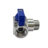 Fitvell Stainless Steel 1/2" NPT Male to Female Mini Ball