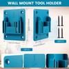 MLYNZXJSY 12Pcs Wall Mount Tool Holder Plastic Space Saving Drilling