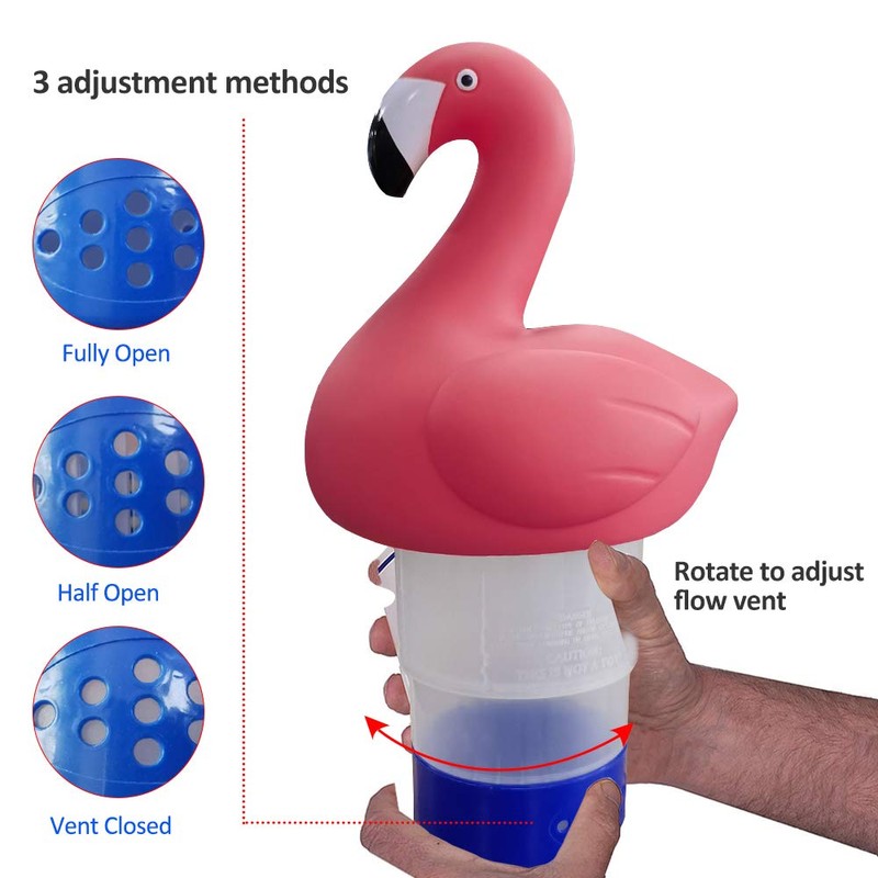 Blufree Chlorine Floater, Floating Chlorine Dispenser, Cute Animal Floating Pool