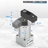 TAILONZ PNEUMATIC Right-Turn Cylinder Pneumatic Rotation Angle of 90 Degrees,