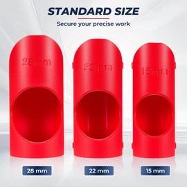 ColumPRO 3PCS Burr-Free Pipe Lagging Insulation Foam Cutting Tool with 15mm, 22mm & 28mm, Unbreakable Nylon Hard Plastic Material for Foam Cutting