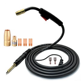 10ft MIG Gun 100A Replacement for Hobart H-10(195957) H100S2(245924) Compatible Hobart Handler 135/140/175/180/187 and Miller AutoArc XLT142 & XLT182 - Includes .023-. 035" Tips-Nozzles-Diffuser Kit