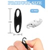 JIPUKE 10 Pcs Zipper Locks for Backpacks, Zipper Lock Clips,