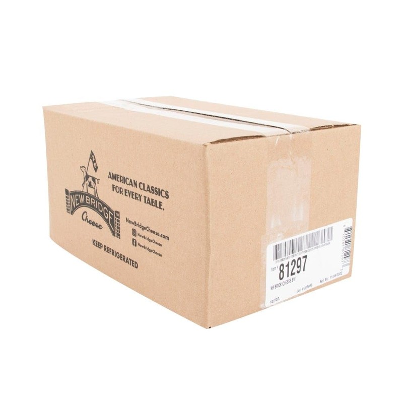 New Bridge Brick Cheese Cuts, 7 oz, 12 Pack