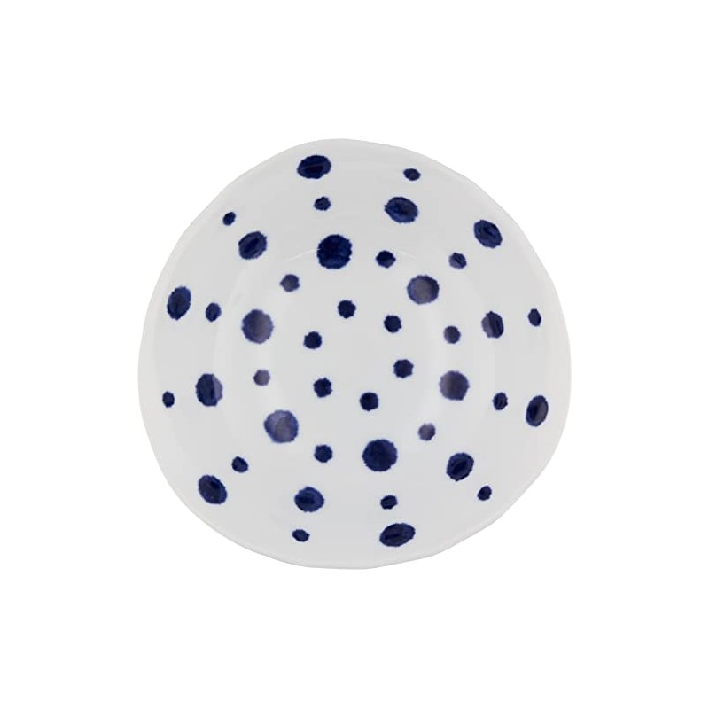 Hasami Ware 32549 Indigo Aidama Transforming Small Pot, Indigo Dots