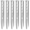 TRIWONDER Tent Stakes Snow Sand Tent Pegs Aluminum U-Shaped Tent